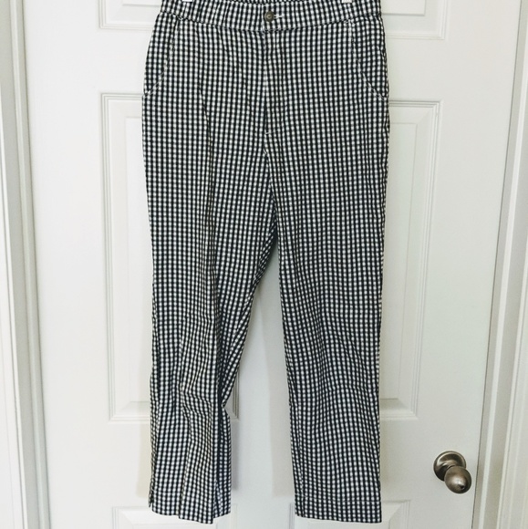 hollister gingham pants